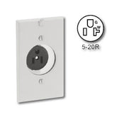 Leviton 5361-CH Single Clockhanger Receptacle